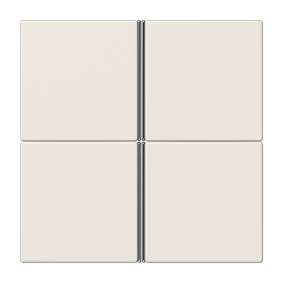 JUNG LS404TSA, Cover kit 4-gang, complete, 4011377044210