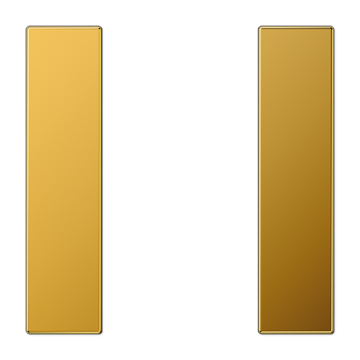 JUNG LS501TSAGGO, 1-gang cover kit, complete, 4011377109643