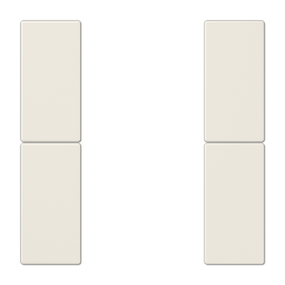 JUNG LS502TSA, cover kit 2 gang, complete, 4011377109940