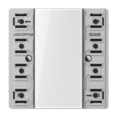JUNG LS5072RFTSM, Radio push-button module 2-gang, 4011377149670