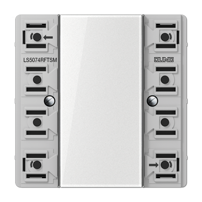 JUNG LS5074RFTSM, Radio push-button module 4-gang, 4011377149748