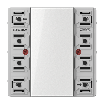 JUNG LS5074TSM, Standard push-button module 4-gang, 4011377106956