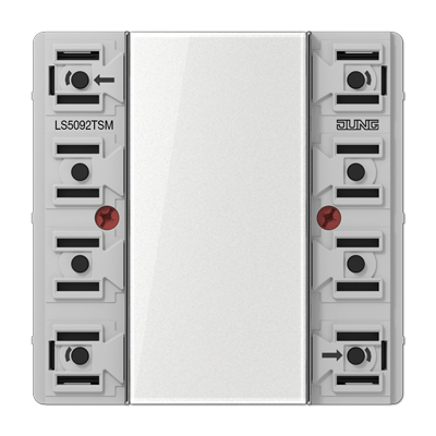 JUNG LS5092TSM, Universal push-button module 2-gang, 4011377106895