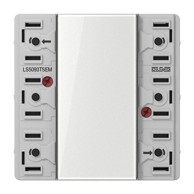 JUNG LS5093TSEM, Universal push-button extension module, 4011377107069