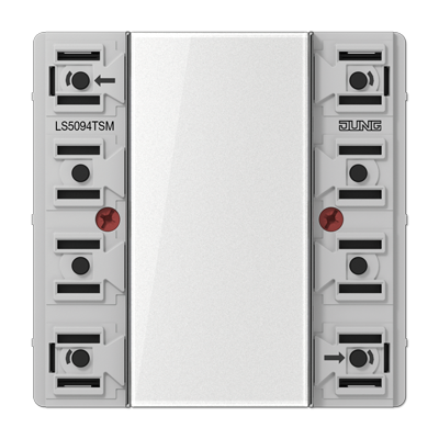 JUNG LS5094TSM, Universal push-button module 4-gang, 4011377106949