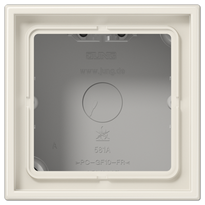 JUNG LS581AW, 1-gang surf.cap, 4011377048638