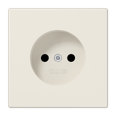 JUNG LS911, Socket,2-Pole, Ivory, 4011377086708