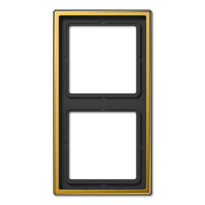 JUNG LS982GGO, 2-gang frame, shiny gold, 4011377112759