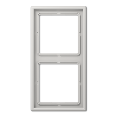 JUNG LS982LG, 2-gang frame, light grey, 4011377946101