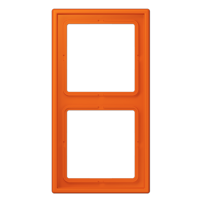 JUNG LS982O, 2-gang frame, orange, 4011377350656