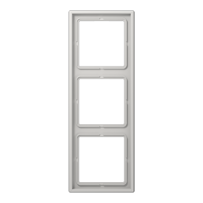 JUNG LS983LG, 3-gang frame, light grey, 4011377946200