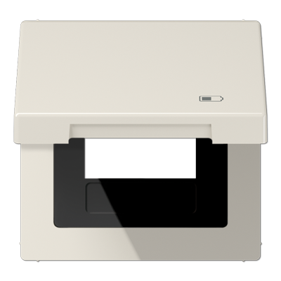 JUNG LS990BFKLUSB, Hinged lid USB with centre plate, 4011377164024