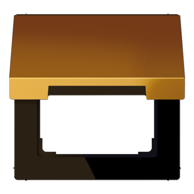 JUNG LS990KLGGO, centre plate with hinged lid, 4011377025745