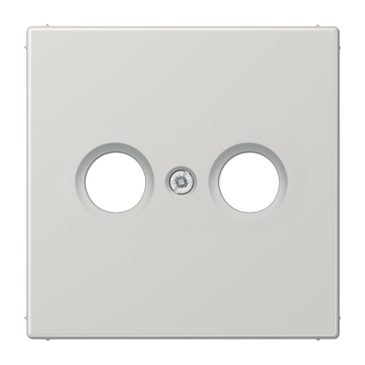 JUNG LS990TVLG, centre plate f. TV/FM socket, 4011377945708