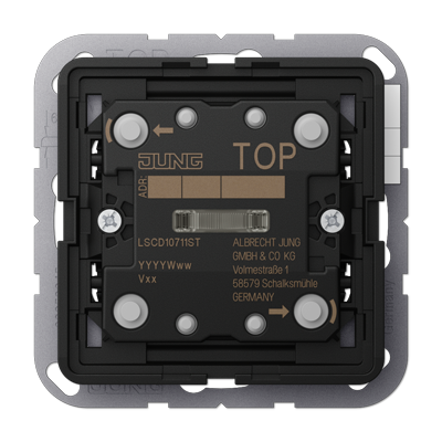 JUNG LSCD10711ST, KNX Standard push-button 1-gang, 4011377179189