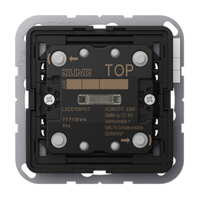 JUNG LSCD10911ST, KNX Universal push-button 1-gang, 4011377179233