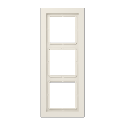 JUNG LSD983W, 3-gang frame, Ivory, 4011377039834