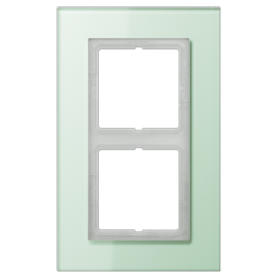 JUNG LSP982GLAS, 2-gang frame, 4011377223059