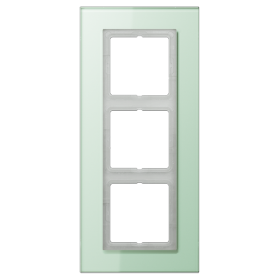 JUNG LSP983GLAS, 3-gang frame, 4011377223158