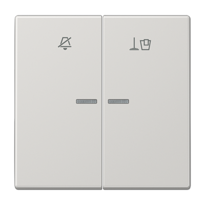 JUNG LSRUKO5MLG, Hotel 2-gang rocker, room unit, 4011377163270