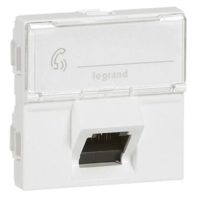 Legrand 076509, RJ45 C6A UTP 2M 45D MOSAIC, 3245060765095