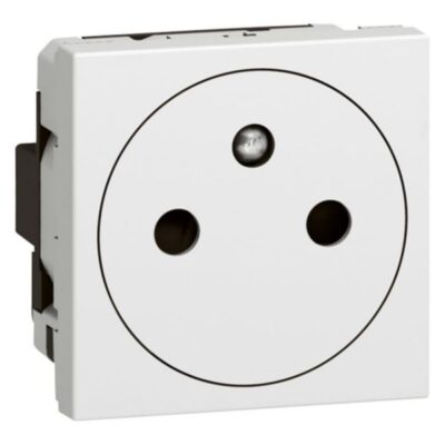 Legrand 077132, MOSAIC 2P+E F/B SURFACE WHITE, 3245060771324