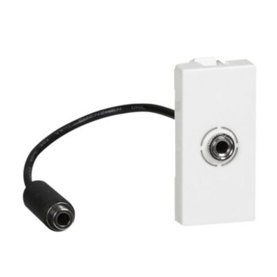 Legrand 078779, JACK3.5 PRE-CONNE.1M WH MOSAIC, 3245060787790